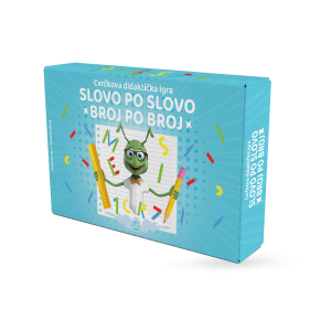 Cvrčkova didaktička igra Slovo po slovo - Broj po broj